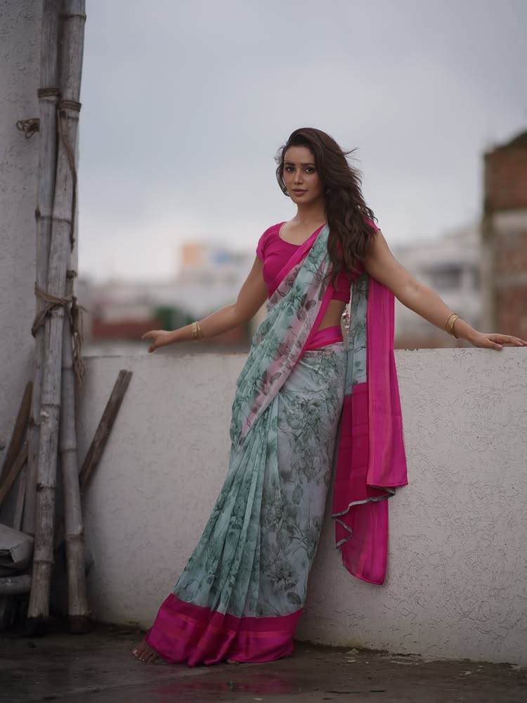 Instagram post by @anairaguptaofficial: Monsoon muse🌧️💗 📸 @spr_portraits1922