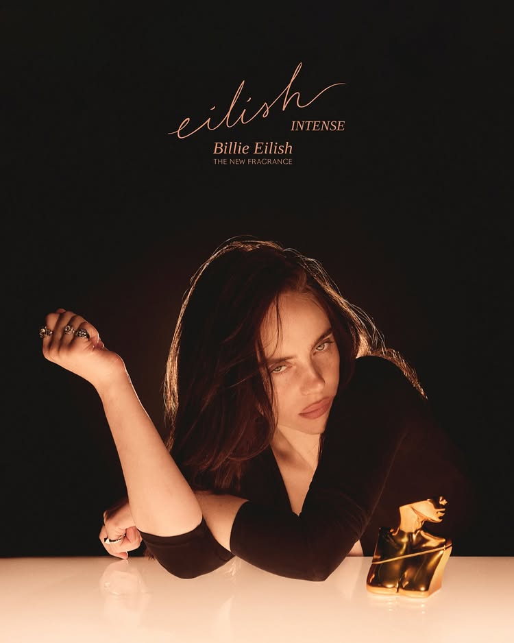 Instagram post by @billieeilish: you loved Eilishhhhh so I took it and turned it up :PPPP Eilish Intense launches tomorrow !! worldwi…