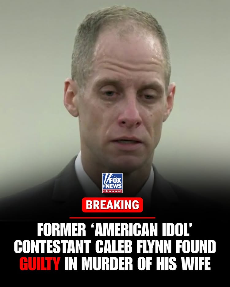 Instagram post by @foxnews: BREAKING: Former "American Idol" contestant Caleb Flynn breaks down in court as a jury finds him GUI…