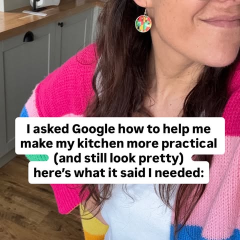 Instagram post by @iamcristina.suarez: Just a mum on a mission to make the chaos look aesthetic 😂 Comment KITCHEN if you want the link to …