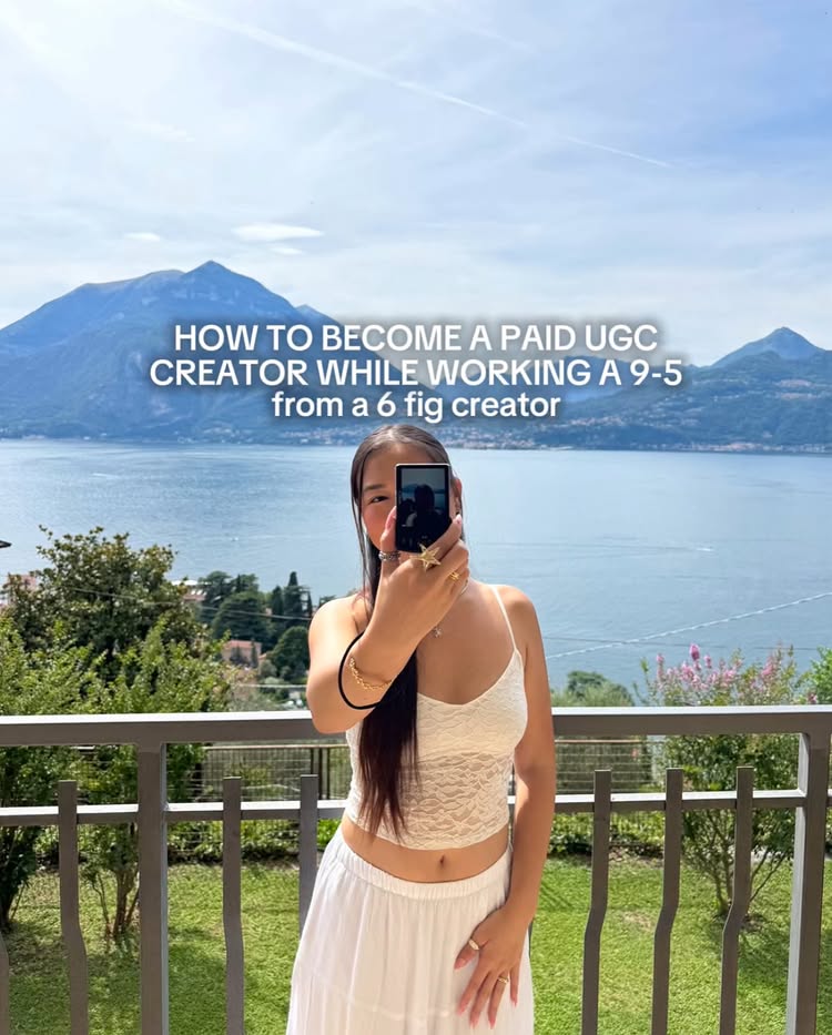 Instagram post by @jas.mine.ang: everyone over complicates the aspects of becoming a PAID ugc creator i started content and ugc while…