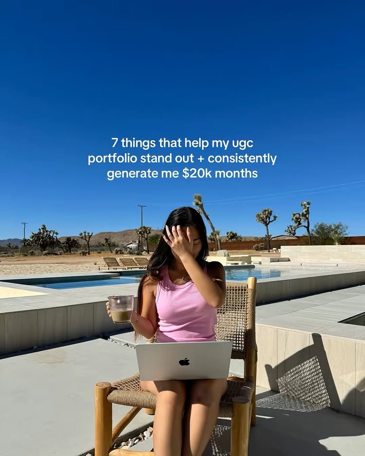 Instagram post by @jas.mine.ang: your portfolio should be doing the selling for you!! i’ve been doing ugc for three years now and i’v…