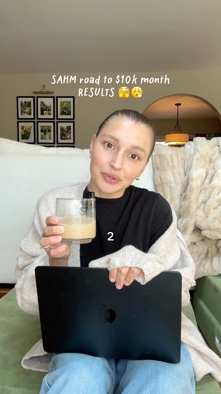 Instagram post by @juliaphillipscreative: The results to my $10k month as a SAHM challenge 👀 should we do this again? Is the is helpful or ar…