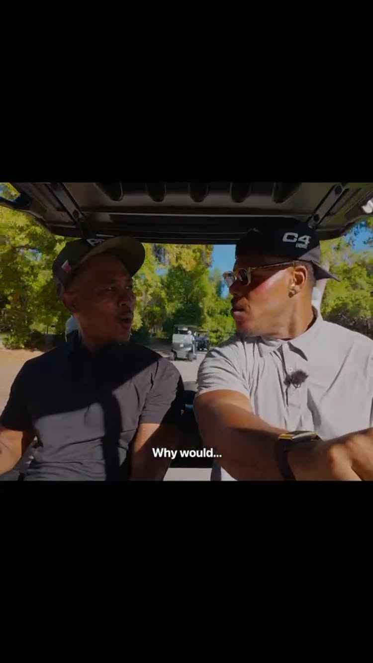 Instagram post by @kevinhart4real: I swear nothing makes me laugh more than golfing with these jackasses 😂😂😂😂😂 please go watch my …