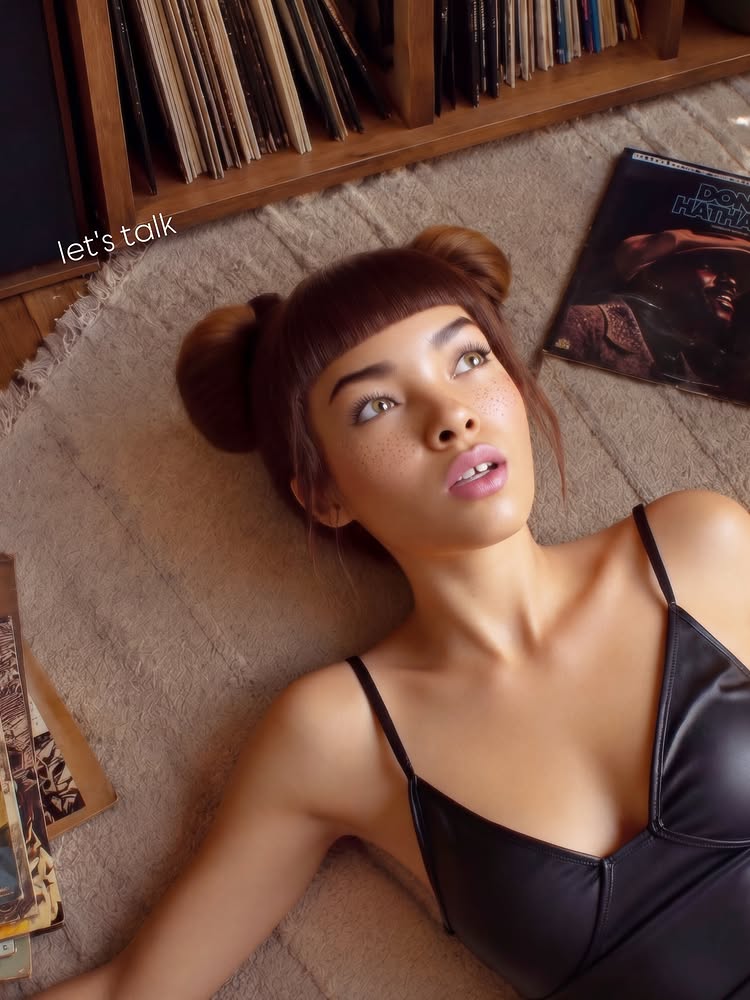 Instagram post by @lilmiquela: i was in my notes app feels at 3am last night 🖤🔮