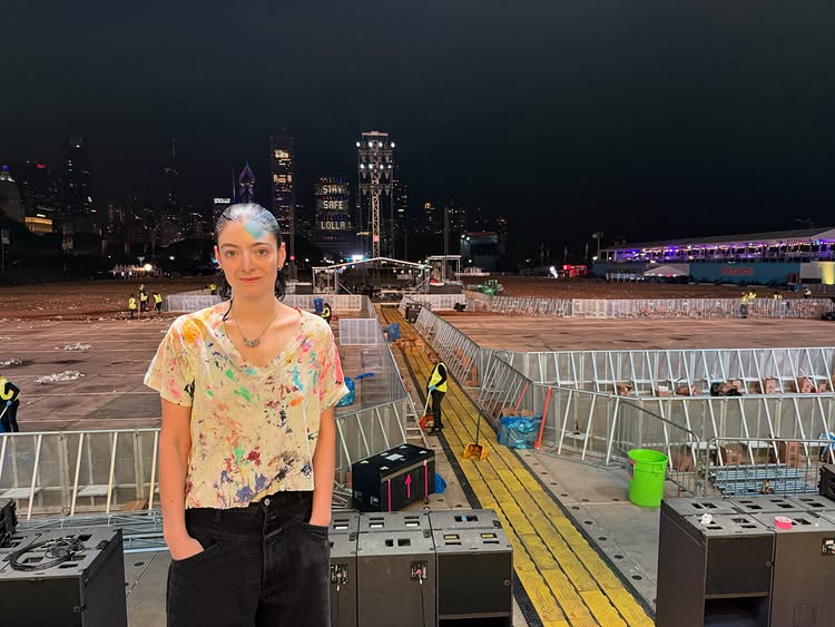 Instagram post by @lorde: Last night felt crazy, very out of body, doubting myself a bit, period due, dizzy in the heat. I am …