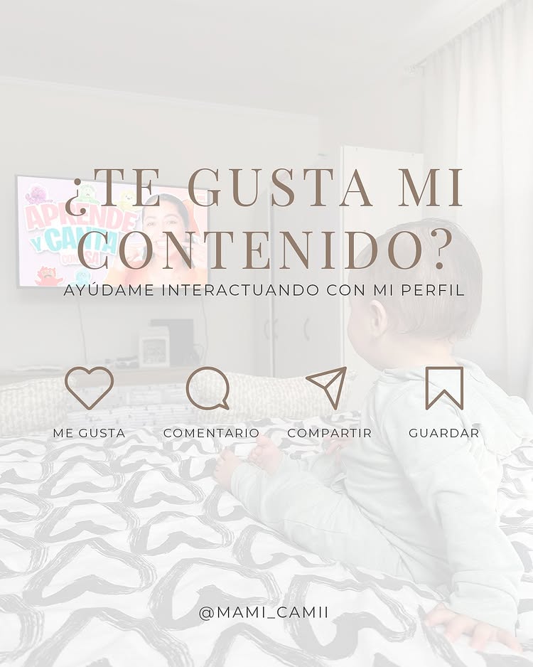 Instagram post by @mami_camii: 5 canales para estimular el habla de tu hijo ✨ Cuál es tu posición frente a dejar a tu bebé viendo t…