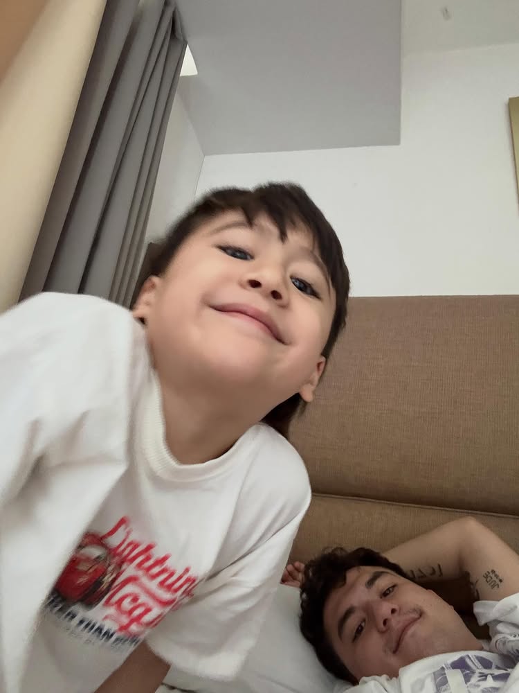Instagram post by @markus: belated daddy day to all - paterson boys