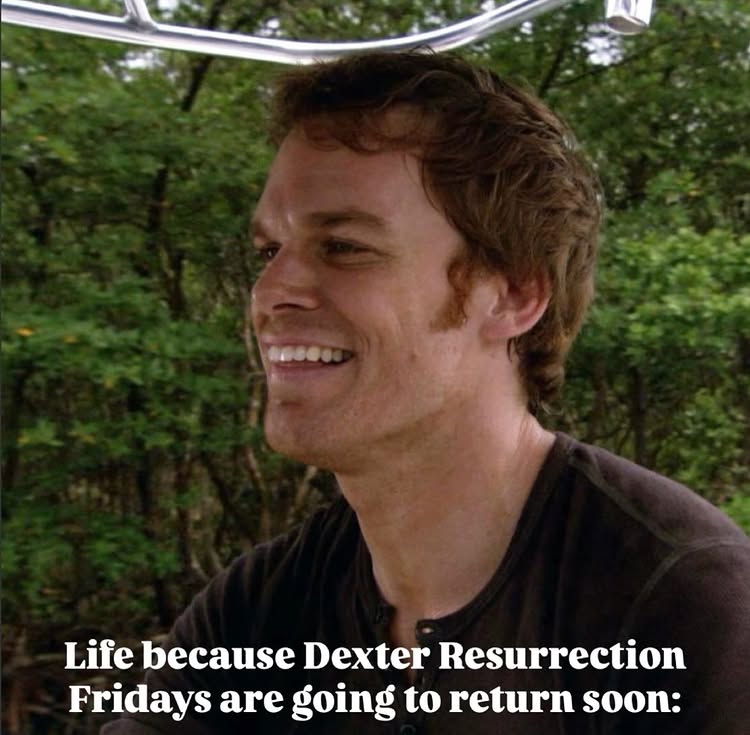 Instagram post by @mchdaily: Could not be MORE EXCITED πͺ π©Έ #dexter #michaelchall #dexterresurrection