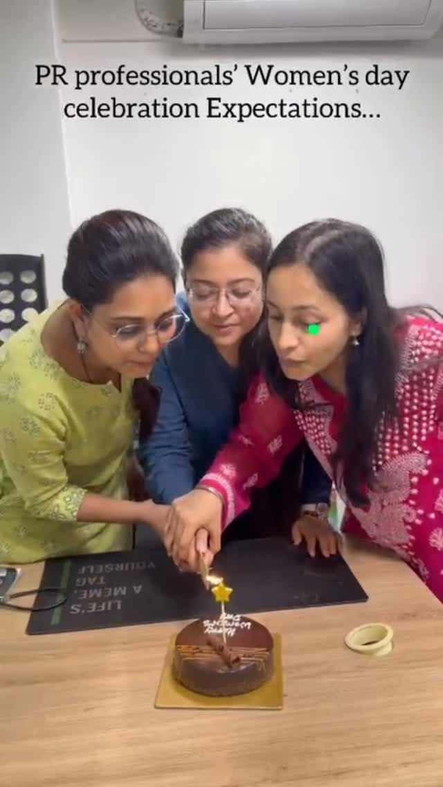 Instagram post by @media_corridors: When our celebrations and work go hand-in-hand!!!!! #womeninspiringwomen #happyinternayionalwomensda…