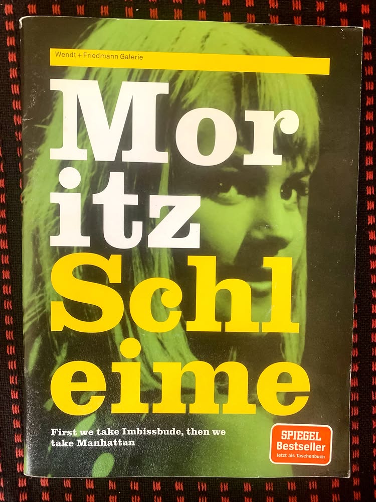 Instagram post by @moritzschleime: Verlosung!🎟️🍀Endlich wiedergefunden, eine Kiste meines ersten Kataloges: „First we take Imbissbude…