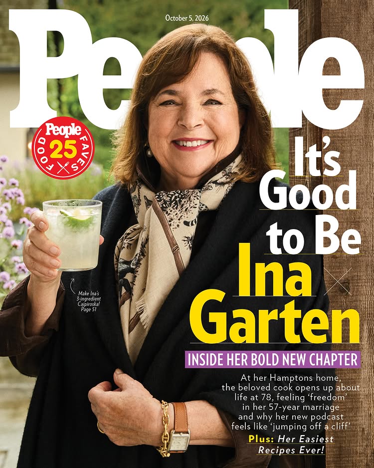 Instagram post by @people: Ina Garten’s new podcast, ‘Happy Hour With Ina Garten,’ feels like “jumping off the cliff,” she says…