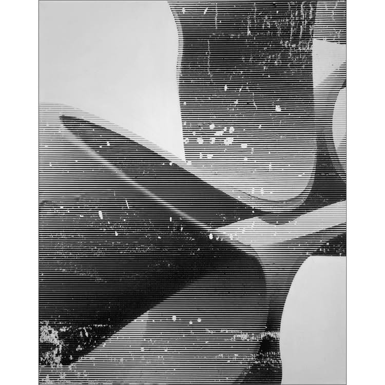 Instagram post by @peterruehle: ... © peter ruehle model series 'model 0' 50x40cm, oil and toner on gesso on linen, 2026 Prototypes …