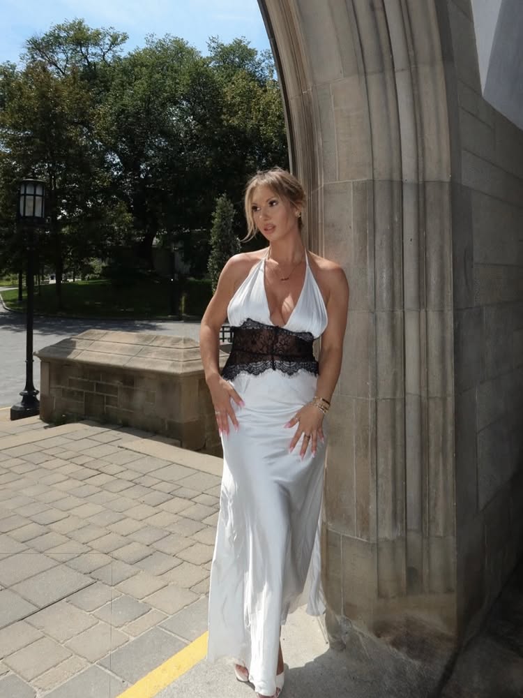 Instagram post by @princess__polina: 🤍✨ Dress: Store Name:Silquee 🆔 422367107 🔗 https://shein.top/u4occvr 🥳Download the SHEIN App to …