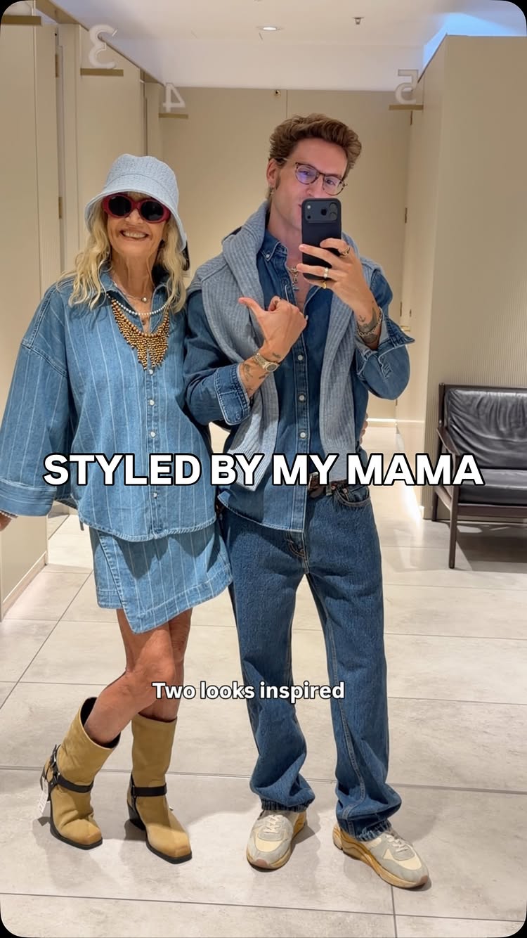Instagram post by @proudlock: The Madre got styleeeee ❤️🔥 Didn’t take her anytime at all to put together a couple fire looks @ma…