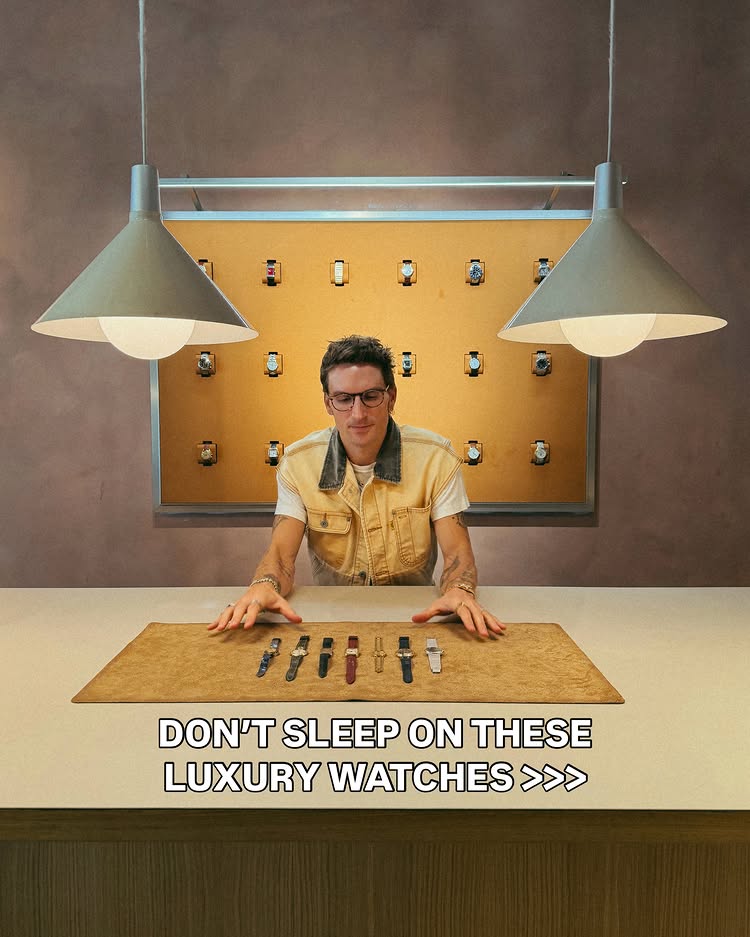 Instagram post by @proudlock: Swipe for 7 luxury watches that will 100% stand out from the crowd…. I selected these vintage watche…