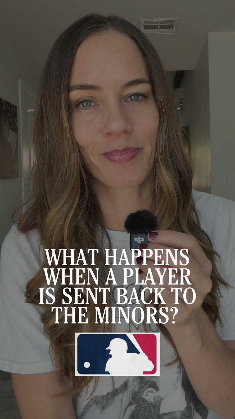 Instagram post by @stephmonty: What happens when an @mlb player is sent back to the minor leagues? Here is some of how it works, in…
