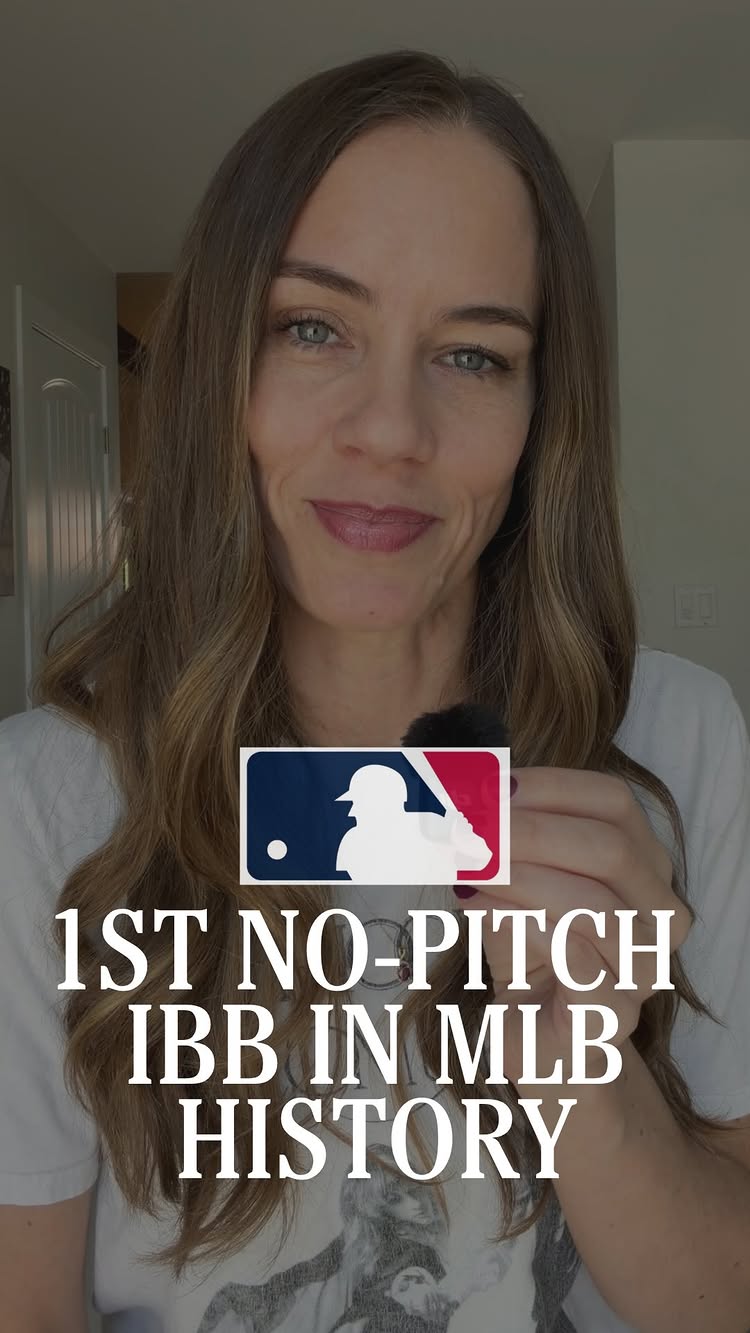 Instagram post by @stephmonty: On 04/02/2017, @mikepmonty became the first pitcher in @mlb history to intentionally walk a batter w…