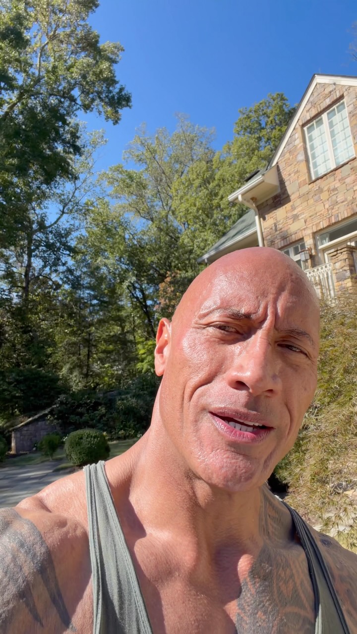 Instagram post by @therock: “Any advice for somebody who wants to become famous?” yup, GREAT question 👊🏾 I meet and talk with …