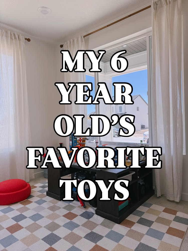 Instagram post by @tiawiththefam: Comment any word & I’ll send you my full list of the best toys for little boys! #boymom #sportmom #s…